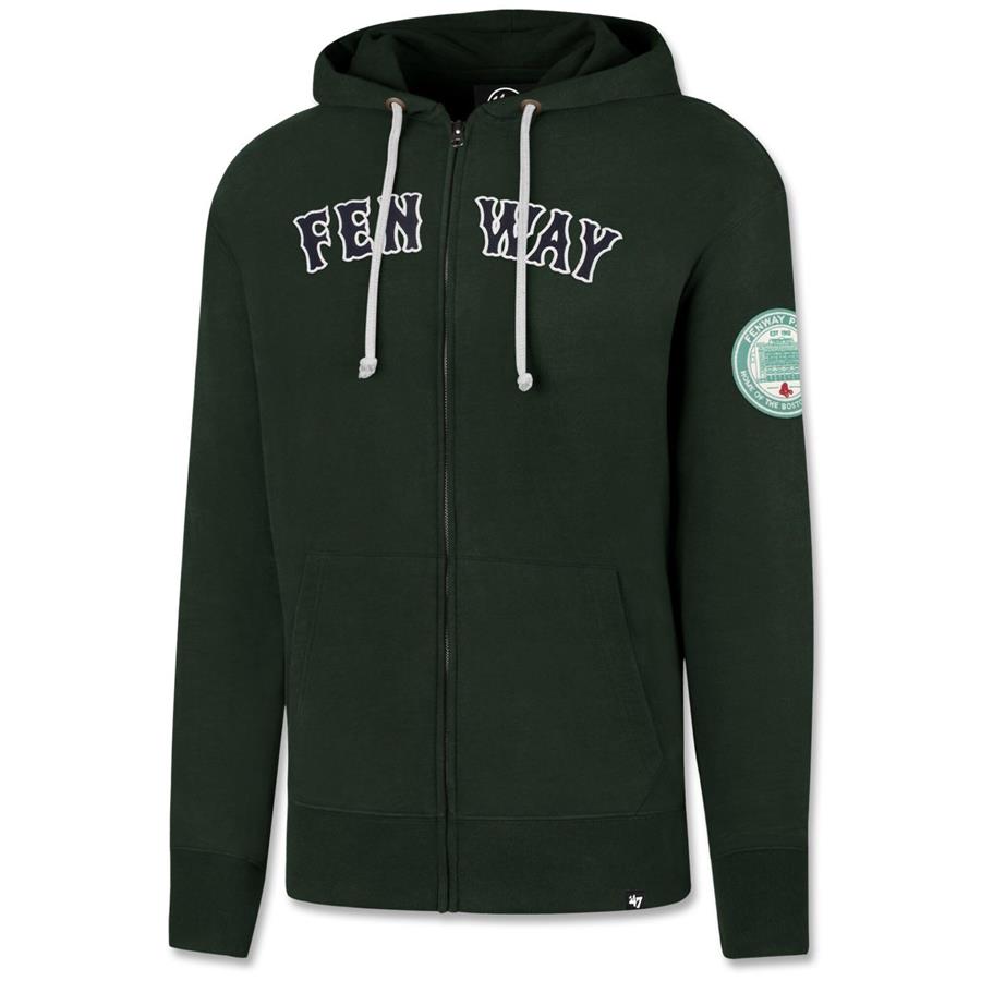 Boston Red Sox '47 Gamebreak Cross Check Full-Zip Hoodie - Green