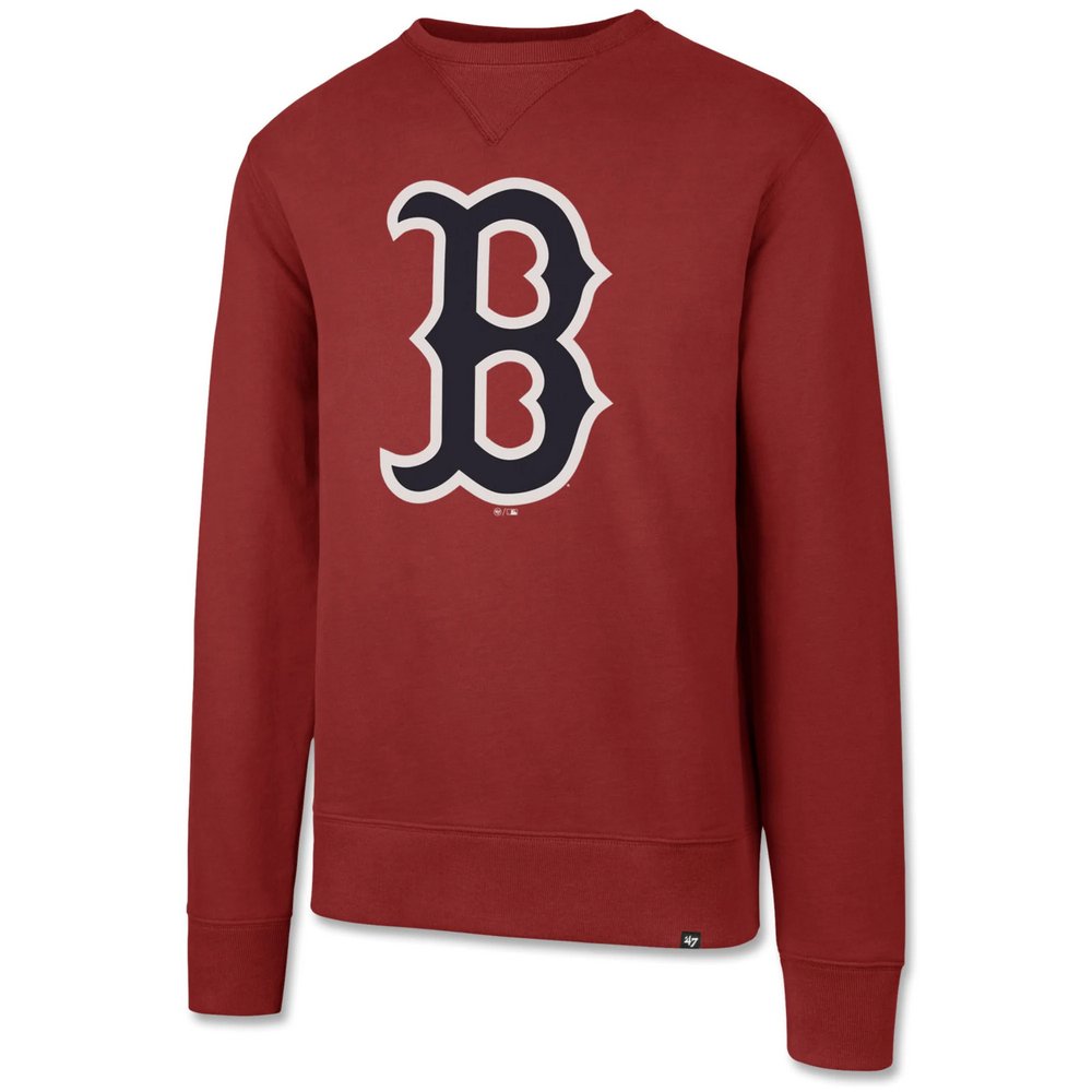 Boston Red Sox '47 Stricker Crewneck Sweatshirt - Red