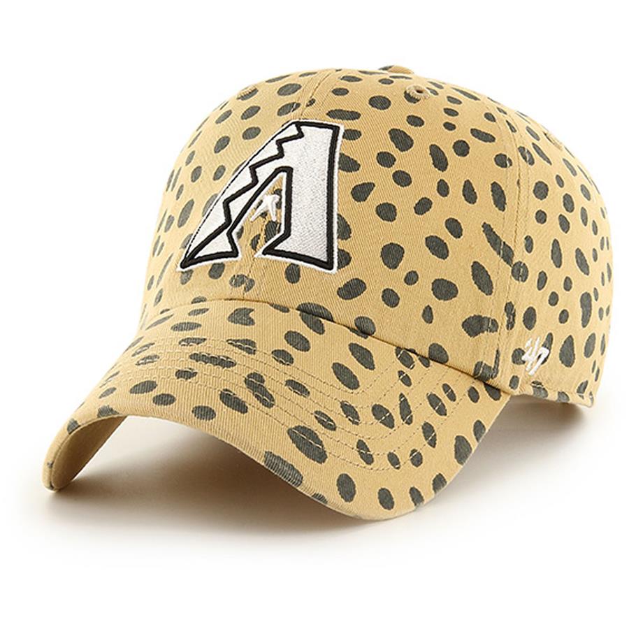 Arizona Diamondbacks '47 Women's Cheetah Clean Up Adjustable Hat - Tan