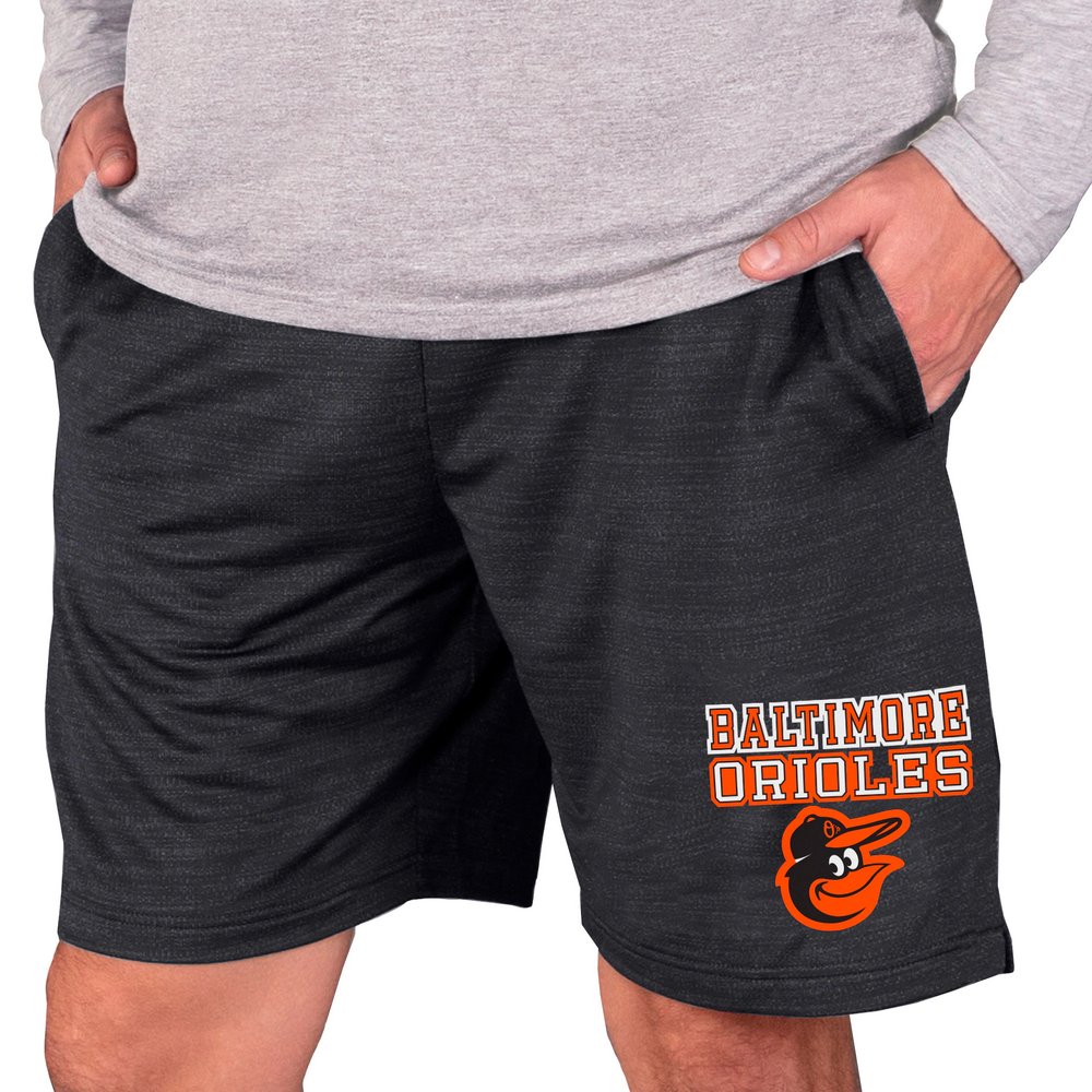 Baltimore Orioles Concepts Sport Bullseye Knit Jam Shorts - Charcoal