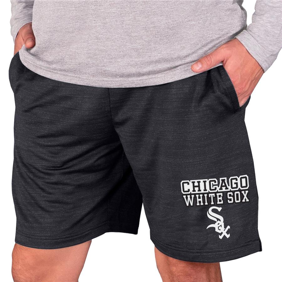 Chicago White Sox Concepts Sport Bullseye Knit Jam Shorts - Charcoal