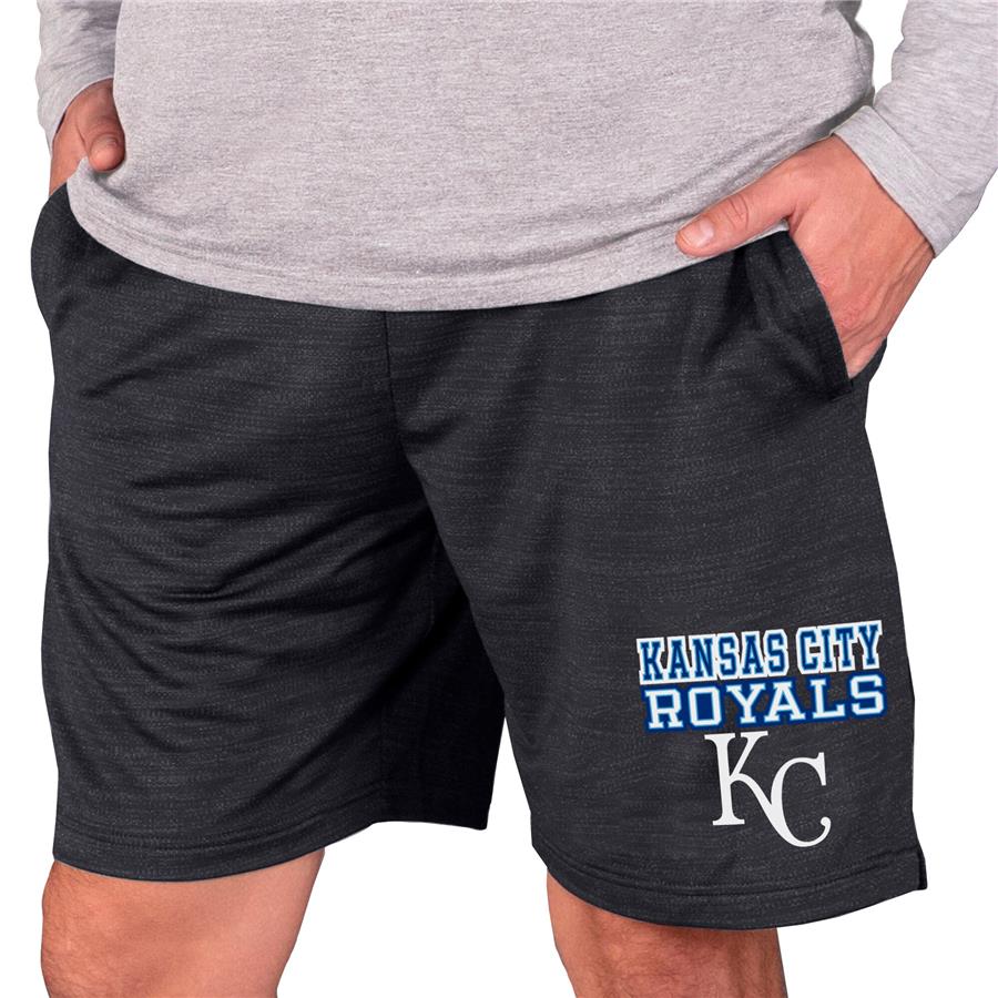 Шорты Kansas City Royals Concepts Sport Bullseye Knit Jam (тёмно-серый)