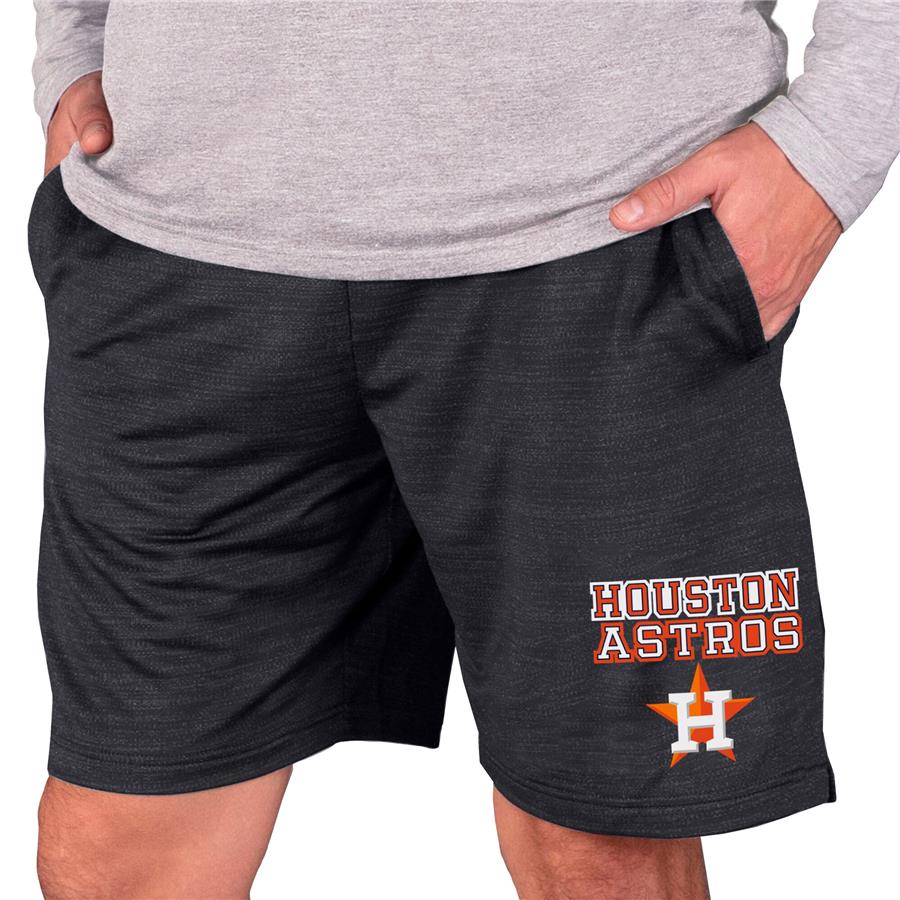 Houston Astros Concepts Sport Bullseye Knit Jam Shorts - Charcoal