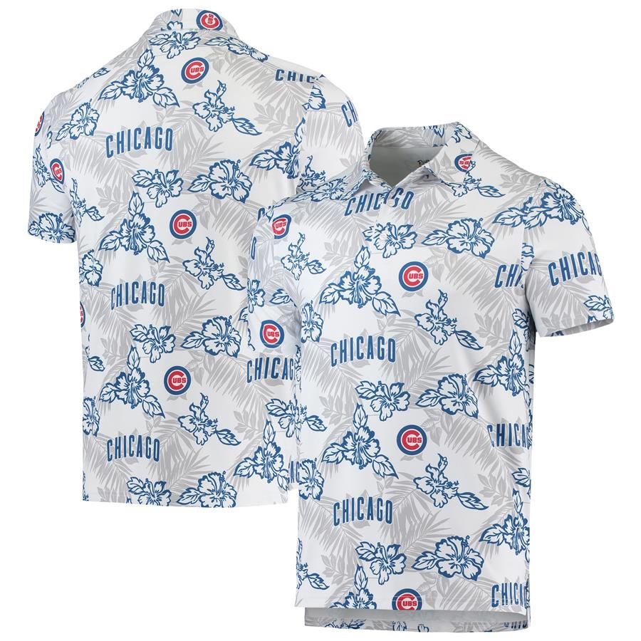 Chicago Cubs Reyn Spooner Performance Polo - White