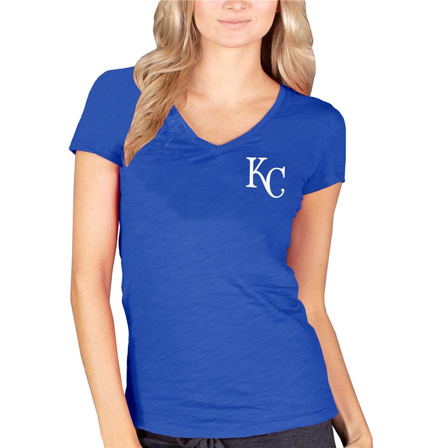 Kansas City Royals Concepts Sport Women's V-Neck T-Shirt - Royal