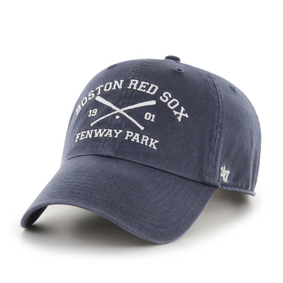 Boston Red Sox '47 Cross Bats Clean Up Adjustable Hat - Blue