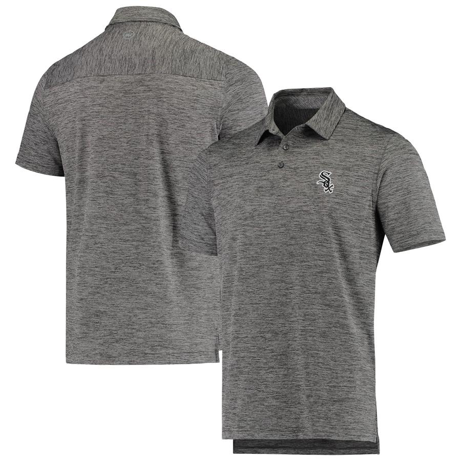 Chicago White Sox Vineyard Vines Destin Polo - Charcoal