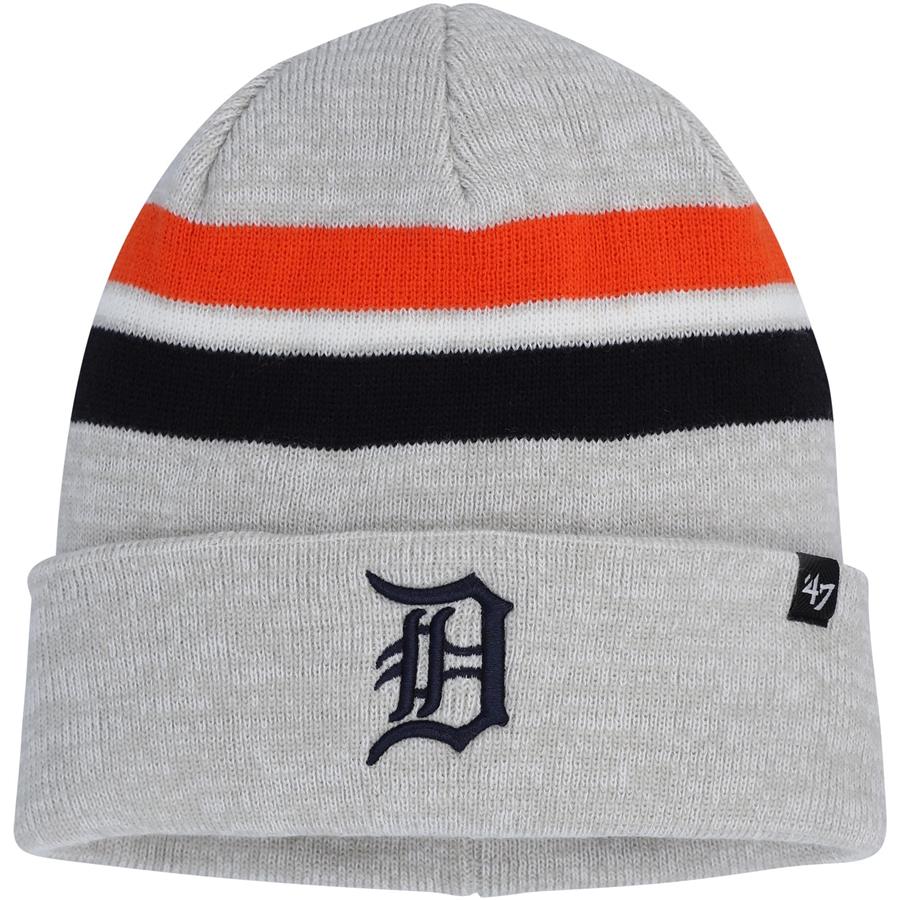 Detroit Tigers '47 Monhegan Cuffed Knit Hat - Gray