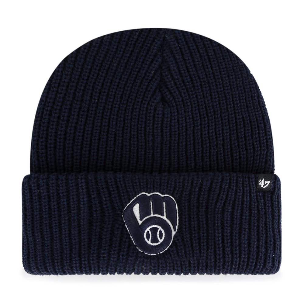 Milwaukee Brewers '47 Upper Cut Cuffed Knit Hat - Navy