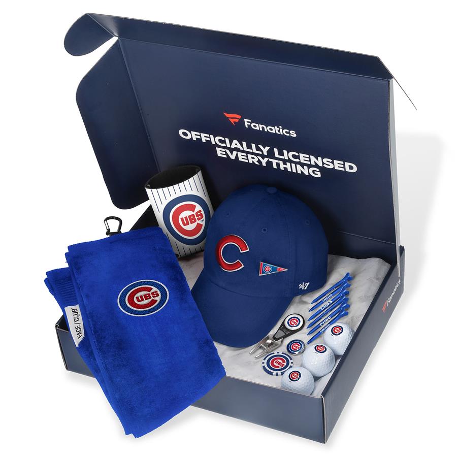 Chicago Cubs Fanatics Pack Golf-Themed Gift Box - $105+ Value