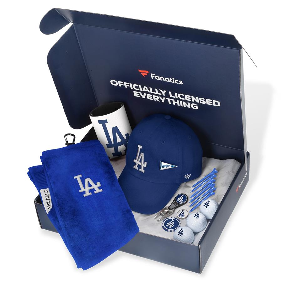 Los Angeles Dodgers Fanatics Pack Golf-Themed Gift Box - $105+ Value