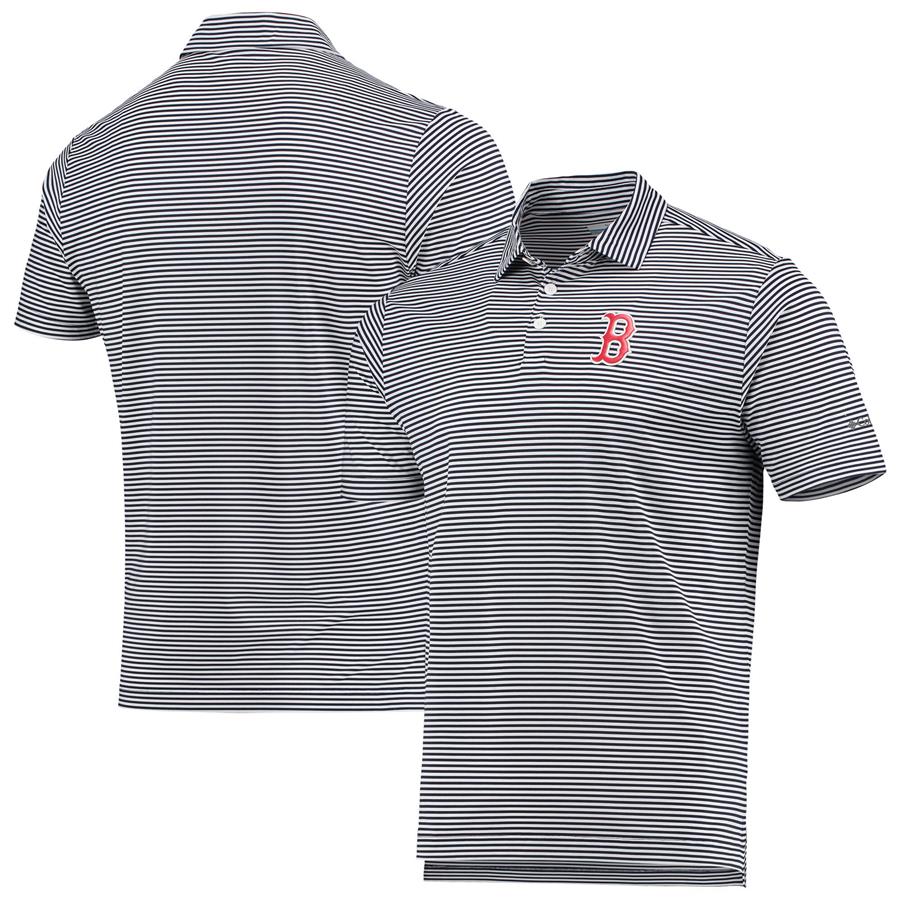 Boston Red Sox Columbia Club Invite Polo - Navy