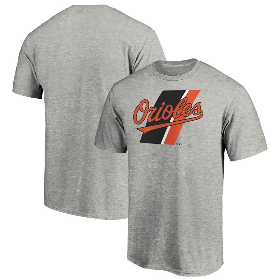 Baltimore Orioles Fanatics Branded Team Prep T-Shirt - Heathered Gray
