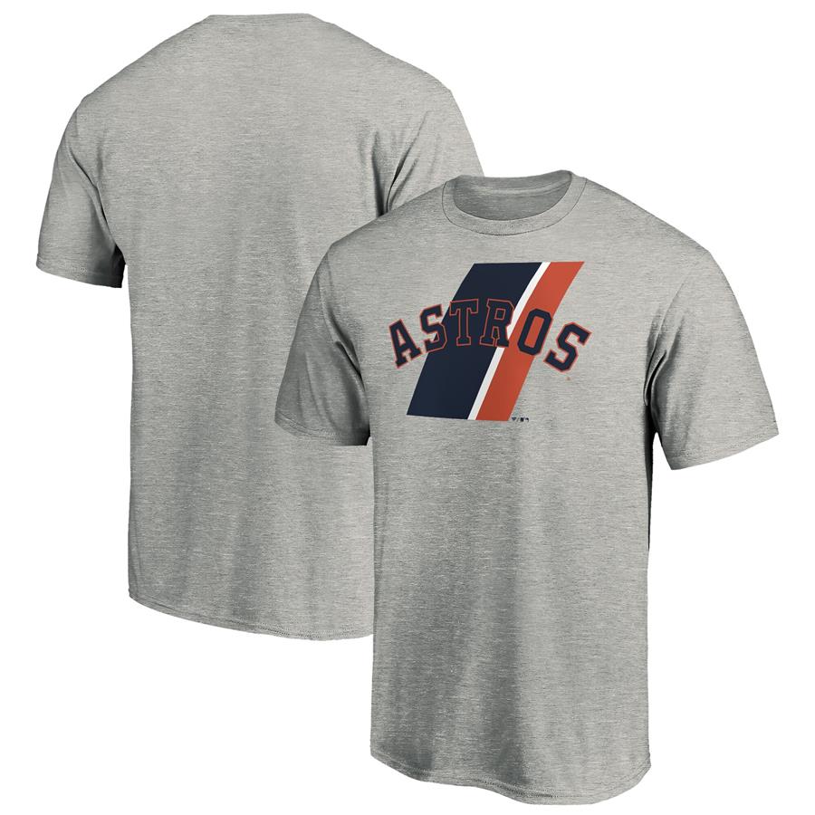 Houston Astros Fanatics Branded Team Prep T-Shirt - Heathered Gray