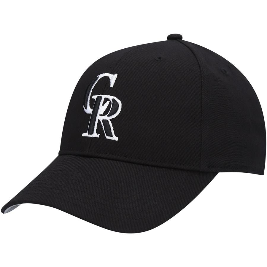 Colorado Rockies '47 All-Star Adjustable Hat - Black
