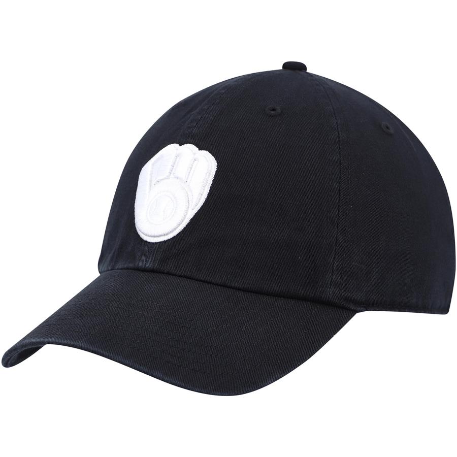Milwaukee Brewers '47 Challenger Adjustable Hat - Black