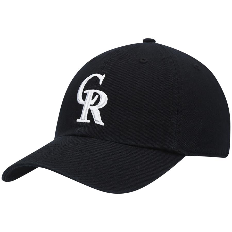 Colorado Rockies '47 Challenger Adjustable Hat - Black