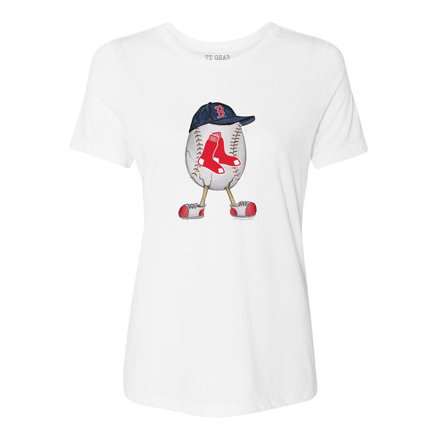 Boston Red Sox Tiny Turnip Women's The Egg T-Shirt - White