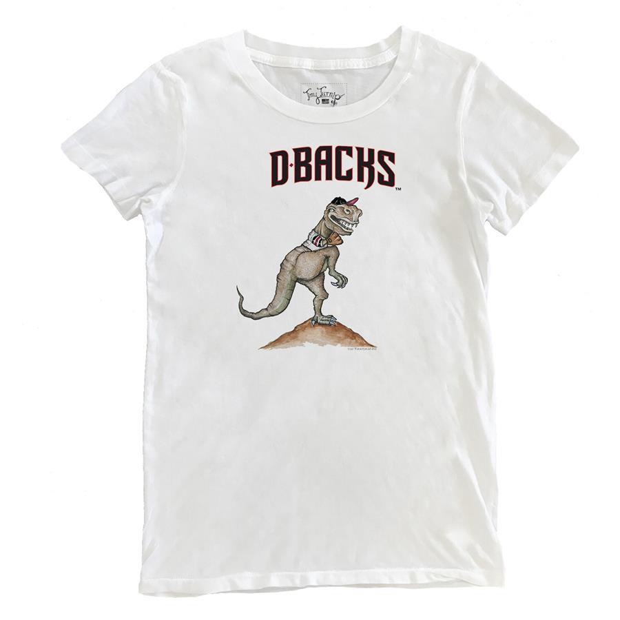 Arizona Diamondbacks Tiny Turnip Women's TT Rex T-Shirt - White