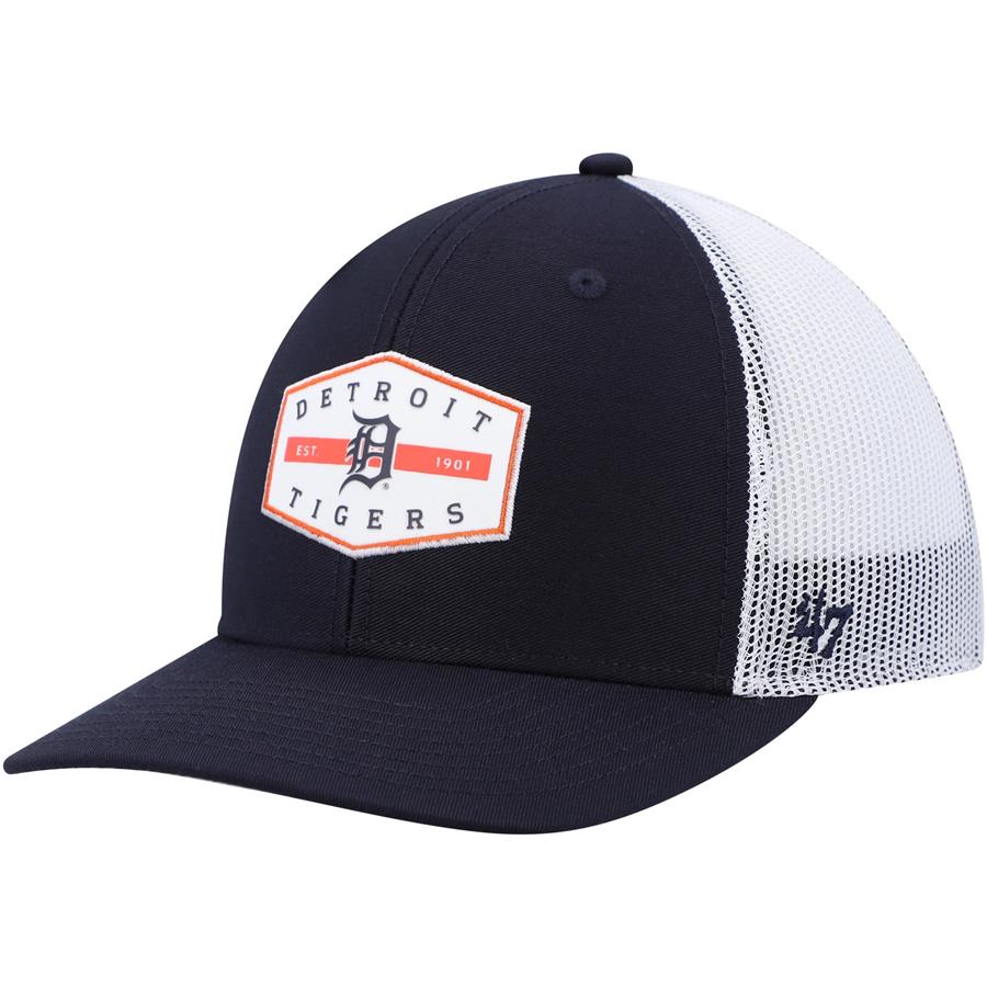 Detroit Tigers '47 Convoy Trucker Snapback Hat - Navy