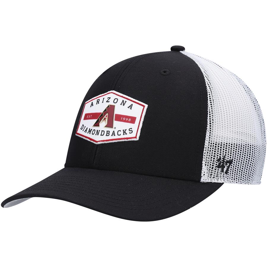 Arizona Diamondbacks '47 Convoy Trucker Snapback Hat - Black