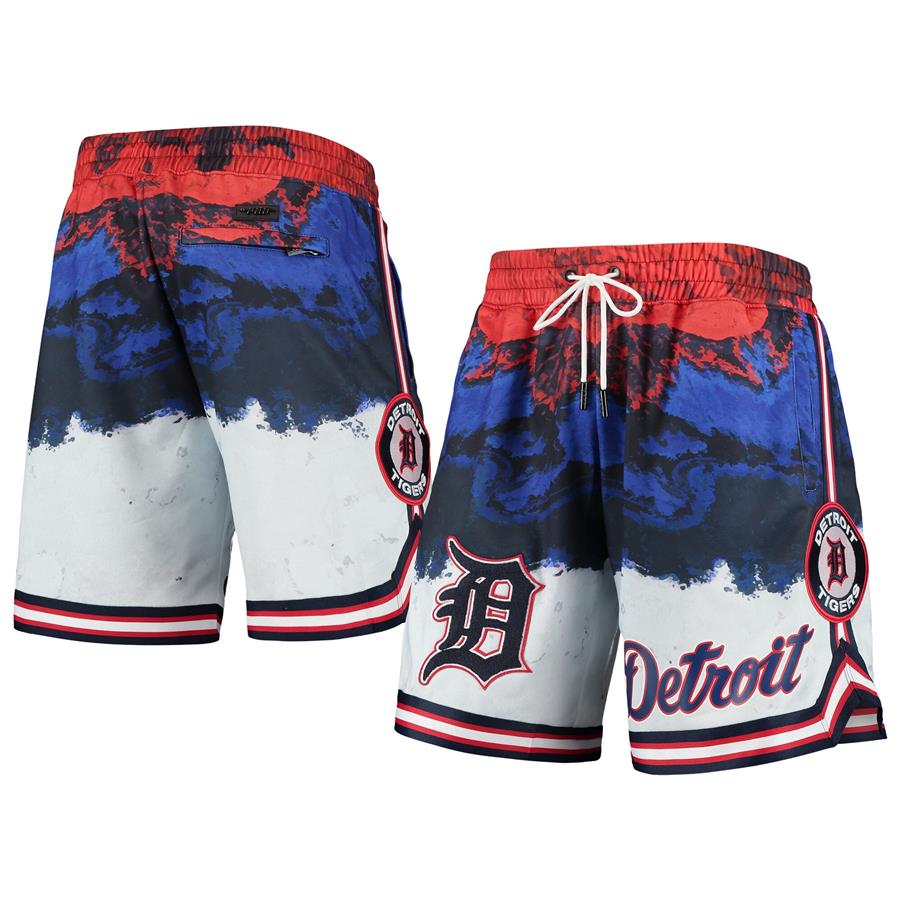 Detroit Tigers Pro Standard Red, White and Blue Shorts