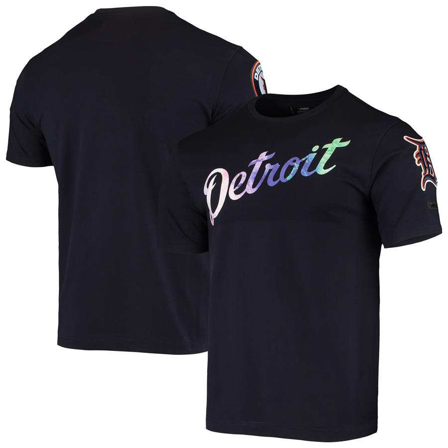 Detroit Tigers Pro Standard Dip-Dye T-Shirt - Navy