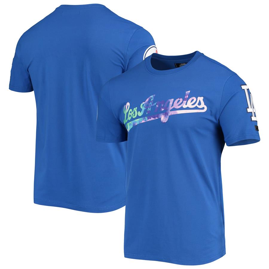 Los Angeles Dodgers Pro Standard Dip-Dye T-Shirt - Royal