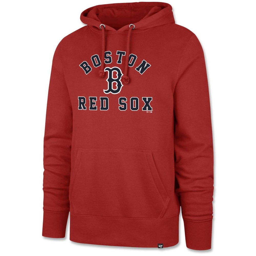 Boston Red Sox '47 Varsity Arch Headline Pullover Hoodie - Red