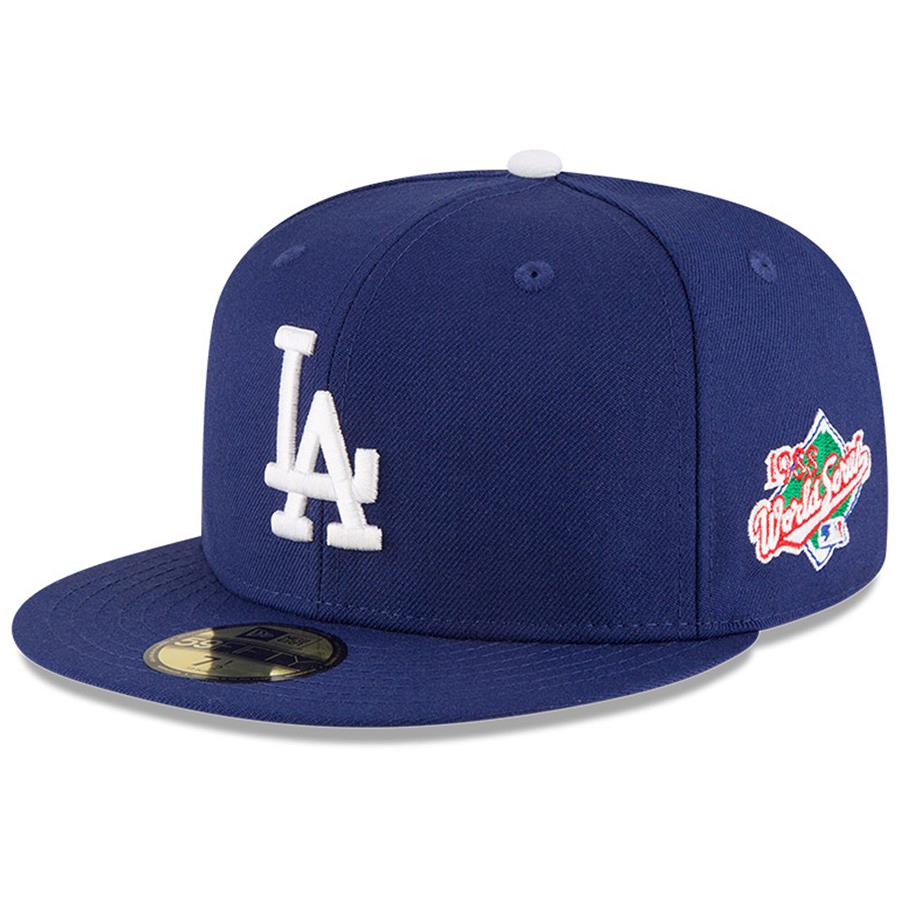 Los Angeles Dodgers New Era Side Patch 1988 World Series 59FIFTY Fitted Hat - Royal