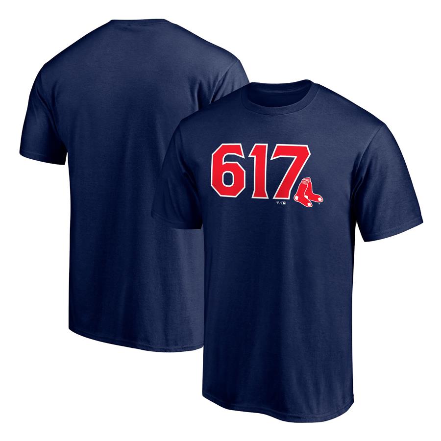 Boston Red Sox Fanatics Branded Hometown 617 T-Shirt - Navy