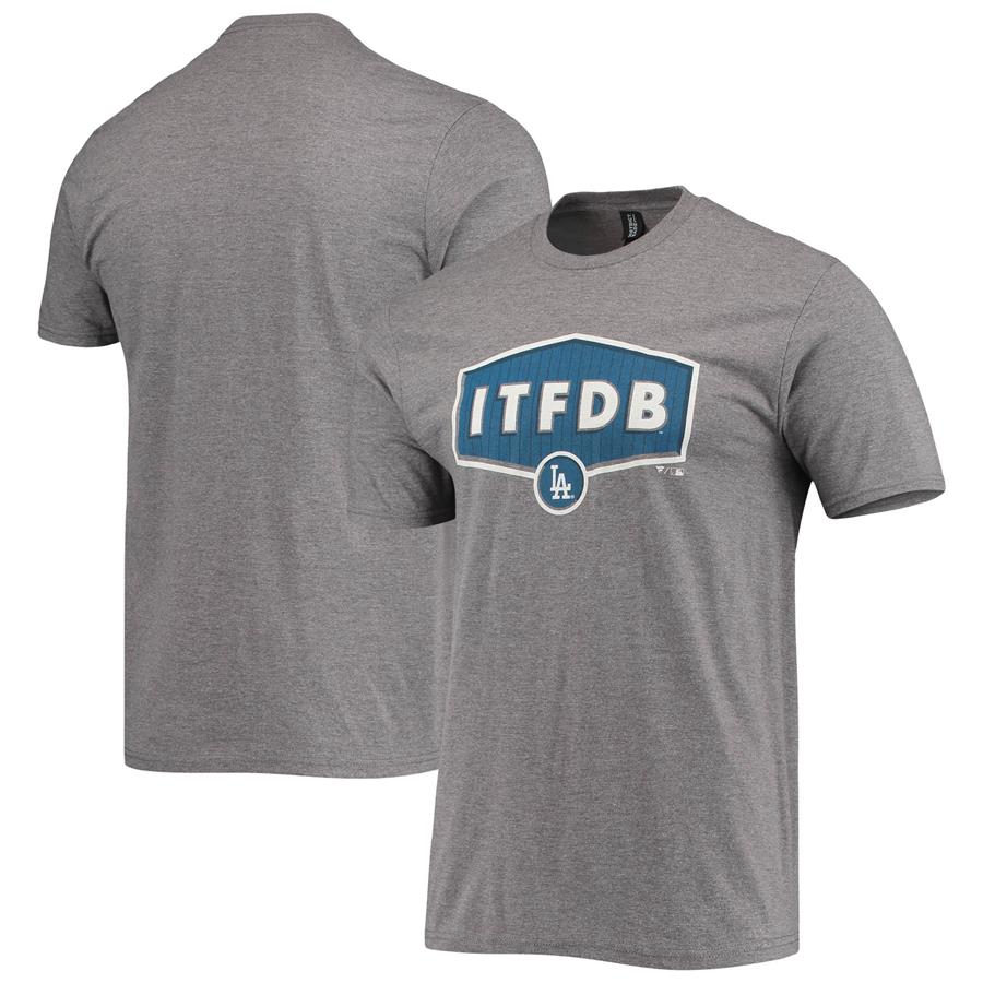 Los Angeles Dodgers Local Tri-Blend T-Shirt - Gray