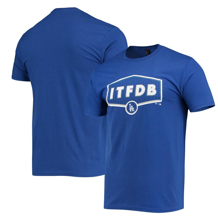 Los Angeles Dodgers Local Tri-Blend T-Shirt - Royal