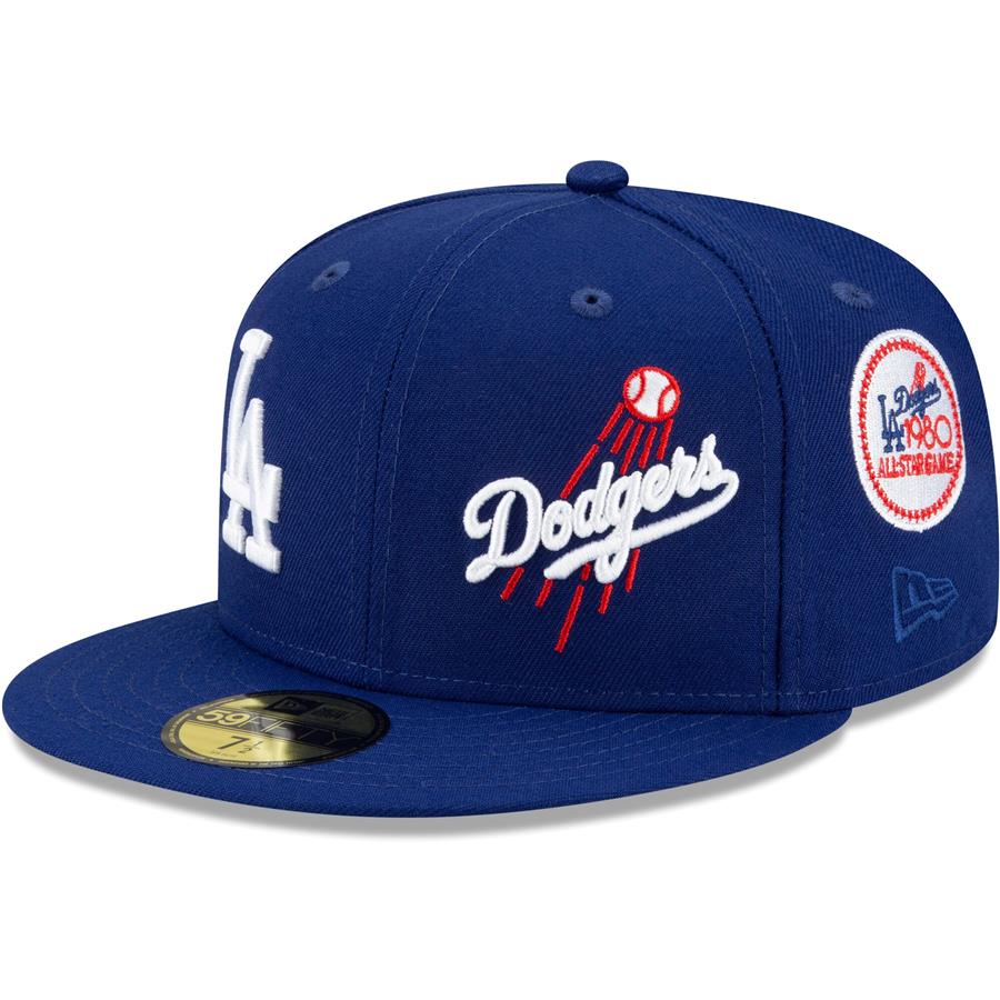 Los Angeles Dodgers New Era Patch Pride 59FIFTY Fitted Hat - Royal