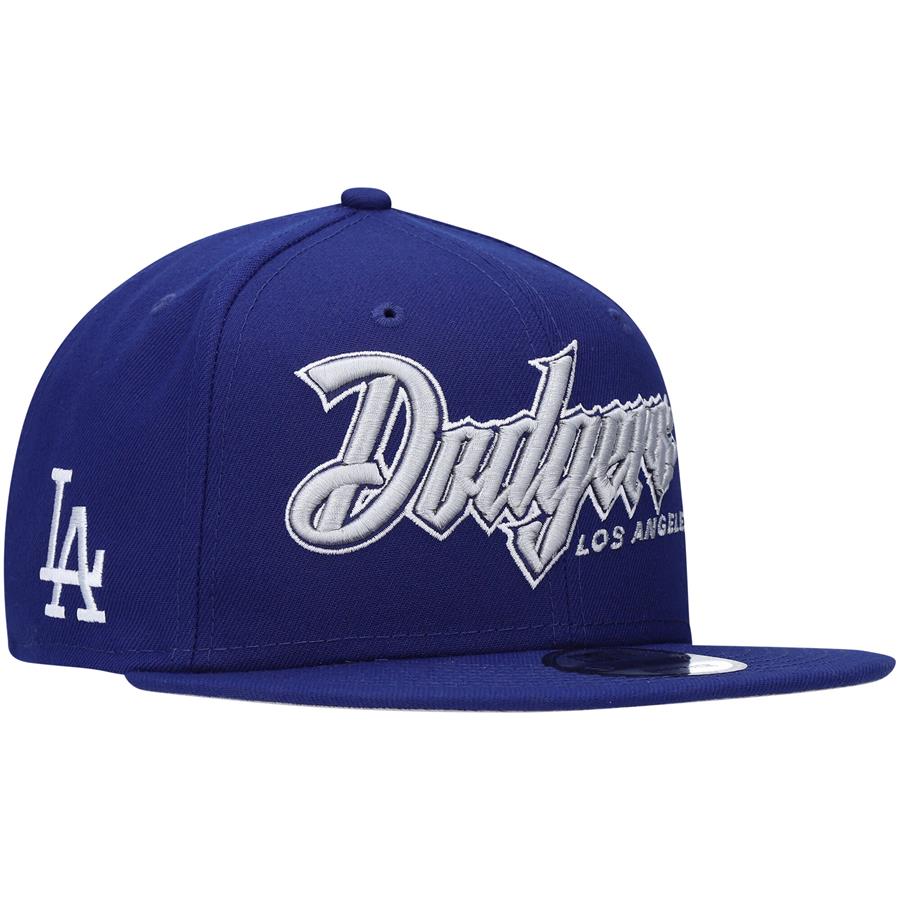 Los Angeles Dodgers New Era Slab 9FIFTY Snapback Hat - Royal