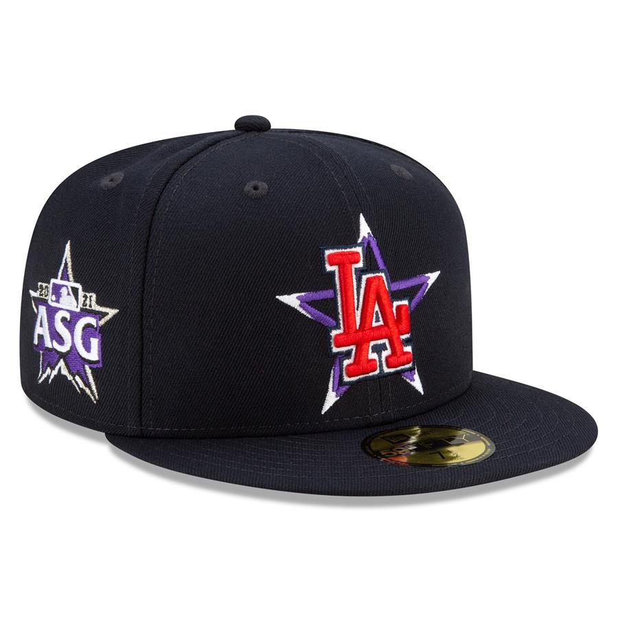 Los Angeles Dodgers New Era 2021 MLB All-Star Game On-Field 59FIFTY Fitted Hat - Navy