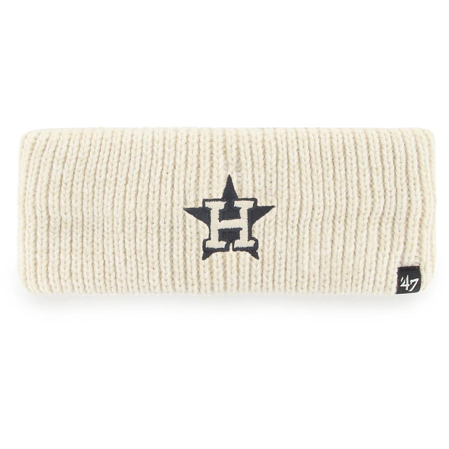 Houston Astros '47 Women's Logo Meeko Knit Headband - Cream