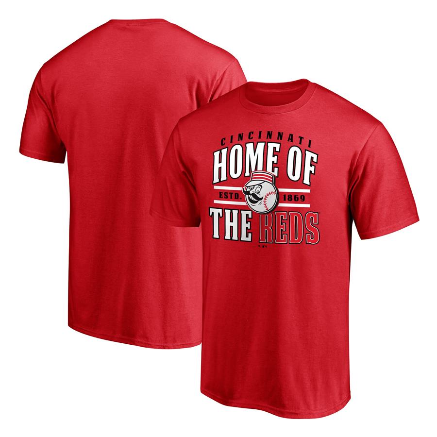 Cincinnati Reds Fanatics Branded Hometown Logo T-Shirt - Red