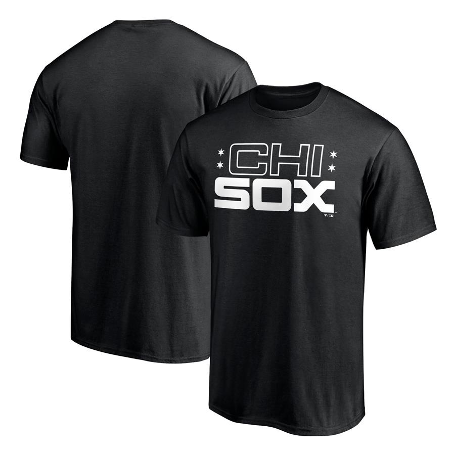 Chicago White Sox Fanatics Branded Chi Sox Hometown Collection T-Shirt - Black