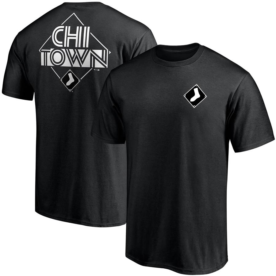 Chicago White Sox Fanatics Branded Chi Town Hometown T-Shirt - Black