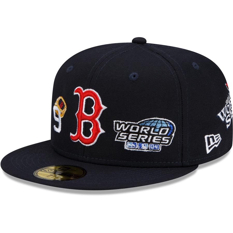 Boston Red Sox New Era 9x World Series Champions Count the Rings 59FIFTY Fitted Hat - Navy