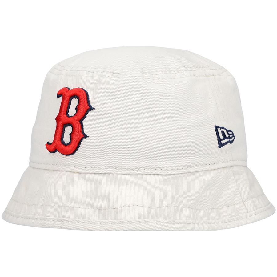 Boston Red Sox New Era Women's Blossom Bucket Hat - Cream