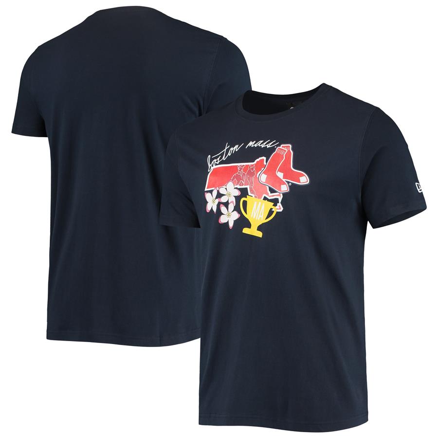 Boston Red Sox New Era City Cluster T-Shirt - Navy