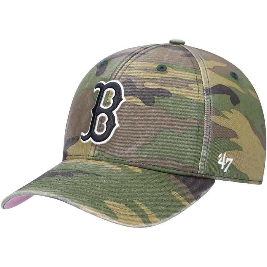 Boston Red Sox '47 Legend Pink Undervisor MVP Hat - Camo