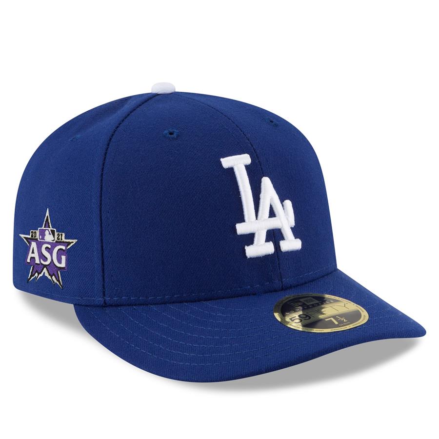 Los Angeles Dodgers New Era 2021 MLB All-Star Game Workout Sidepatch Low Profile 59FIFTY Fitted Hat - Royal