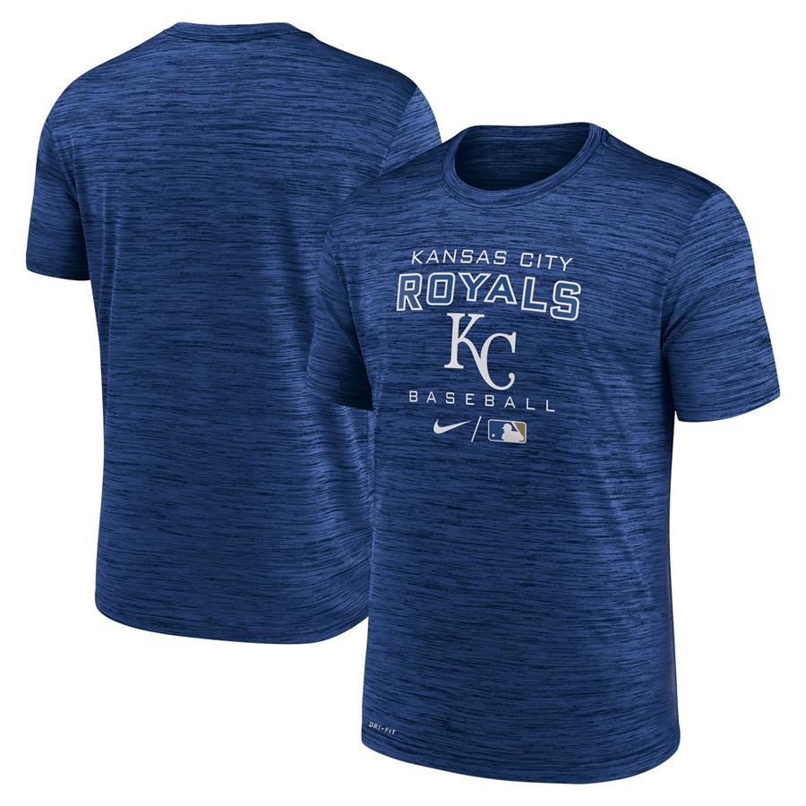 Kansas City Royals Nike Authentic Collection Velocity Practice Performance T-Shirt - Royal