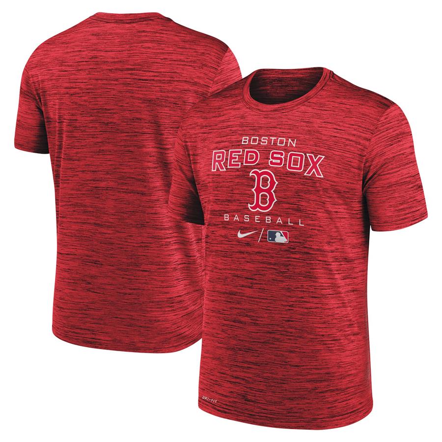 Boston Red Sox Nike Authentic Collection Velocity Practice Performance T-Shirt - Red