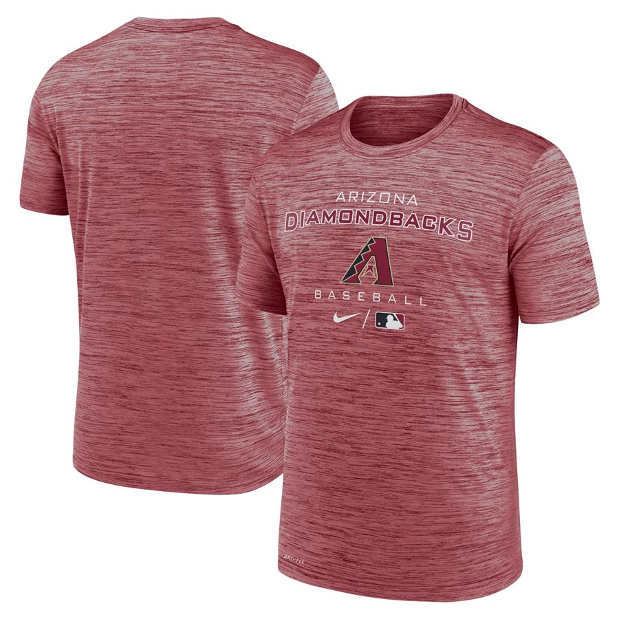 Arizona Diamondbacks Nike Authentic Collection Velocity Practice Performance T-Shirt - Red