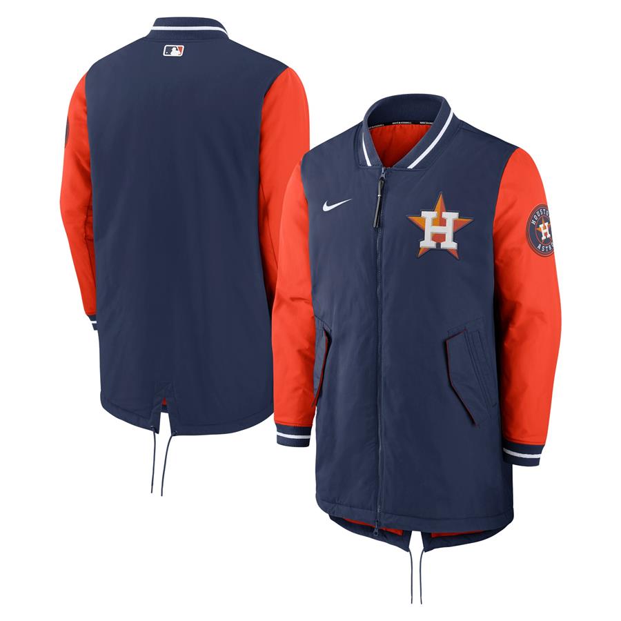 Куртка на молнии Houston Astros Nike Authentic Collection Dugout Performance (тёмно-синий)