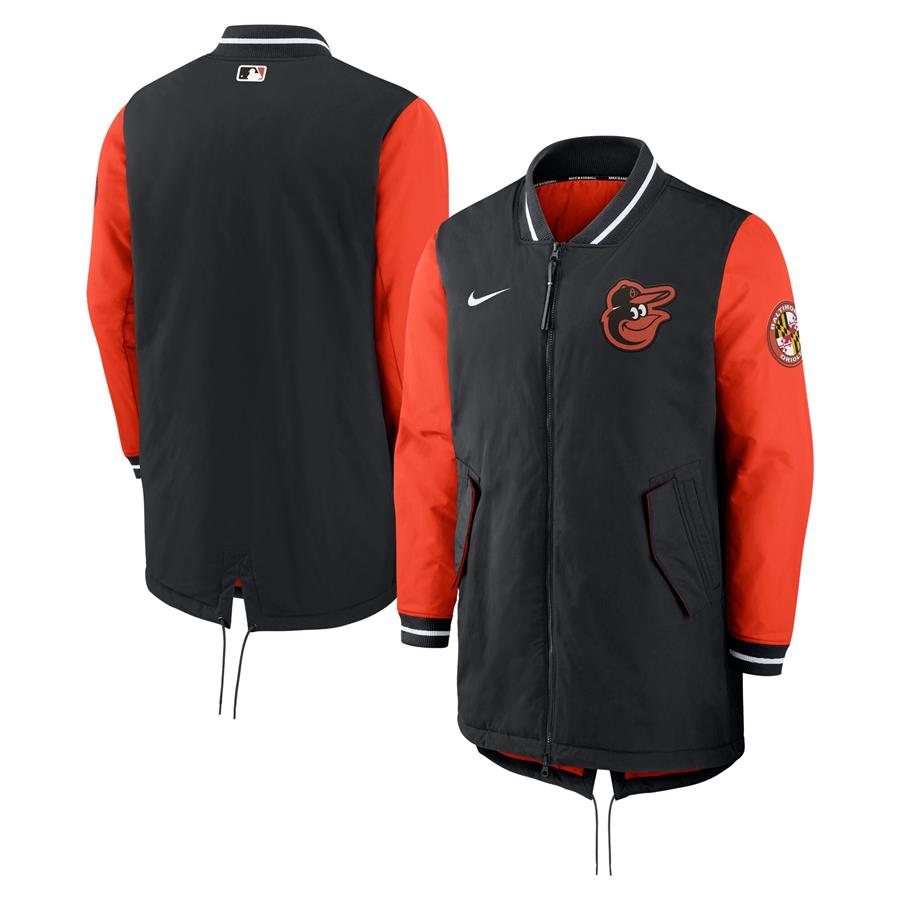 Baltimore Orioles Nike Dugout Performance Full-Zip Jacket - Black